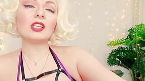Femdom domination and ass toys with latex and PVC