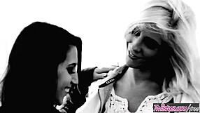 Girls in love explore their sexuality young and petite