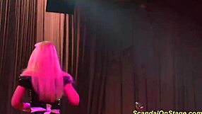 Public wildness from big boobs MILF