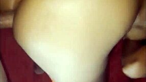 Rough anal ride with a big cock makes sissy amateur go wet