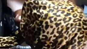 This homemade video shows mature black MILF getting pounded
