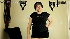 Jane Judge's small cock is no competition to her dominant female skills