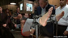 Public humiliation and exhibitionism in this BDSM video