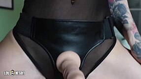 Watch a woman sex up her man with strapon
