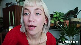Frottage that involves touching a hard sex toy and feet