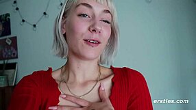 Frottage that involves touching a hard sex toy and feet