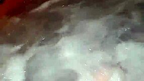 Sexy MILF bounces on big cock in pool