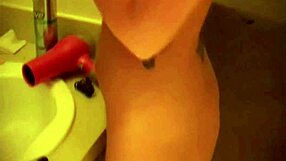 Creampie slut displays natural tits babe with plump boobs getting fucked hard
