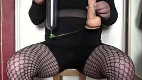 Real homemade video of a bisexual cross dresser