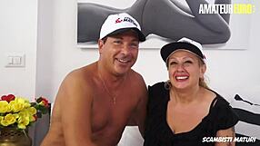 Hot group sex session as German MILF Monica Dolce get’s her big ass pounded