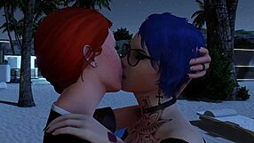 Lesbian orgasmic experience: Pussylicking and hardcore sex