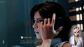 A playboy, and cosplay queen, Lara Croft takes a session of masturbation play through