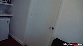 P/s up close and personal point of view action of a young blonde’s first anal scene with an amateur chunky nerd Tucker Starr
