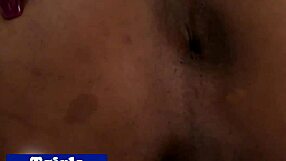 Ebony shemale with tattoos (Amateur) sucks and fucks (HD video)