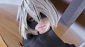 3D Hentai Animation: Blowjob, Anal, and More 2B and Yorha