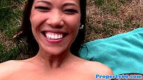 A M wz realtor gets a facial from her landlord