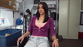 Interracial casting couch blonde agent and black man