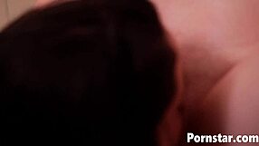 The sight of two lesbians Rilee Marks and Alice March touching their private parts in the pool