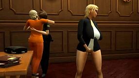 Ipad 3D interracial orgy with shemale