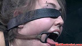 In a bondage video of kinky maledom and anal play
