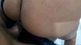 As nasty as she fakes her orgasm, cute brunette girlfriend’s pussy gets man pounded without a condom
