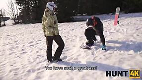 Curly-haired girlfriend enjoys hardcore fucking with her friend