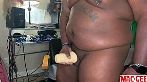 Obesity goes hand in Hand with porn Amateur fat girl pleasures herself with dildos, a home video for strip tease