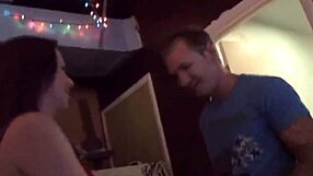 Busty College Teen Sucks Hard Dick Wild!