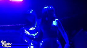 Swinging dancing with my girlfriend and lesbian sex at a swinger club