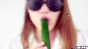 Japanese women moan while eating vegetables in latest ASMR video