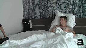 Two Hot Milfs Compete in Sloppy Double Blowjob Game