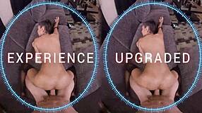 Have a busty brunette sommelier experience the ultimate pleasure in 3D
