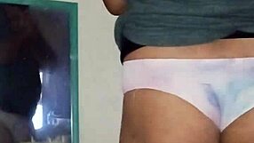 Bisexual boy in panties and bra tease on camera