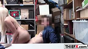 Burglar penetrates amateur blonde