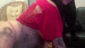 Naked skinny big tits and ass babe stripping and teasing