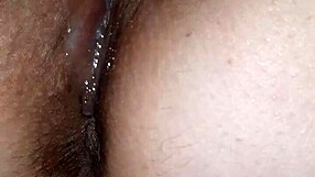 Touching and rubbing wife’s tight ass hole for self pleasure