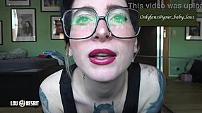 Video of a lusty teacher doing naughty things with a dirty mouth and hard cock