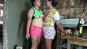 Big ass lesbians like eating and redesigning hot pussies