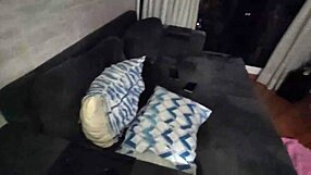 Big dick and big ass amateur gay couple tour their home