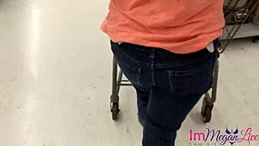 NSFW amateur: home-made wedgie two lovers – big tits and ass