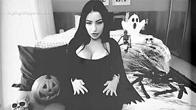 Try the ultimate horror porn cast with the Morticia Addams