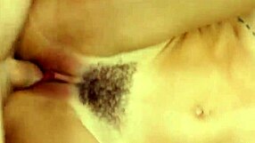 Alexis Tae, a small teen with brunette hair, likes a hard fuck in the anus with a large white cock