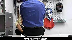 Pornstar brittany andrews a gorgeous blonde milf is frisked mainly through a cavity search