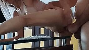 Amateur interracial gets a raw dick from his neighbor’s big cock