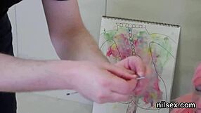 This horny submissive enjoys anal training and its painful effects