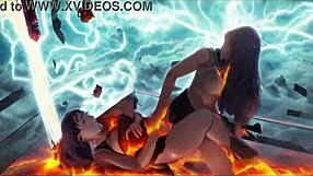 Lezbian PMV featuring Celeste Star and Dani Daniels assisted by AI
