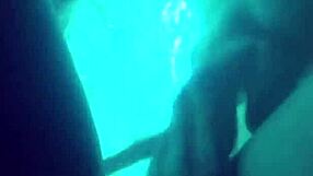 Lesbian moms give oral pleasure to young girls in the pool