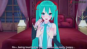 Hatsune Miku Foot Job POV, So Hot! 😍
