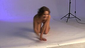 Erotic photoshoot bares it all for ridiculous amateur redhead teen