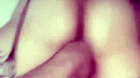 Wife's jaws are licked and fucked by her Chubby father